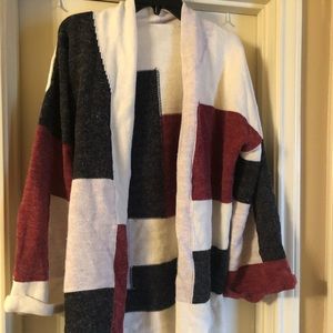 Color Block Cardigan